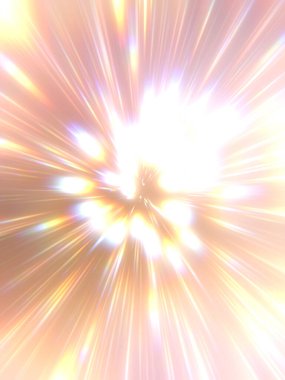 Parlak, canlı ve renkli duvar kağıtları. Parlayan parçacıkları ve çizgileri olan ışık patlaması yıldızı. Güzel soyut ışın arkaplanı.