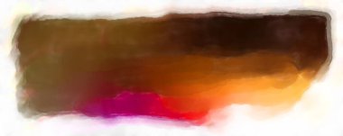 Soyut renkli suluboya çerçeve beyaz arkaplanda izole edildi. Dijital resim. Tasarım veya metnin için fırça şablonu.