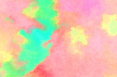 Modern fırça darbeleri. Poster, duvar sanatı, afiş, kart, kitap kapağı veya ambalaj için rahatlatıcı kompozisyonun yumuşak renkli çizimi. Pastel renklerle suluboya.