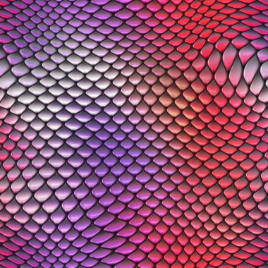 Kusursuz bir fantezi modeli. Sürüngen dokusu. Renkli ve canlı fayanslar. Egzotik fayanslı yüzey. Doğa baskısı.