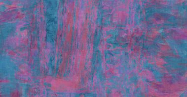 Kaos duvarı sanatı. Sanatsal canlılık ve renkli duvar kâğıdı. Kaotik resim. Taranmış Boyalı Soyut Arkaplan. Fırça darbesi ile boyanmış. Tuval üzerinde etkileyici fırçalanmış resim