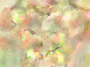 Modern fırça darbeleri. Poster, duvar sanatı, afiş, kart, kitap kapağı veya ambalaj için rahatlatıcı kompozisyonun yumuşak renkli çizimi. Pastel renklerle suluboya.