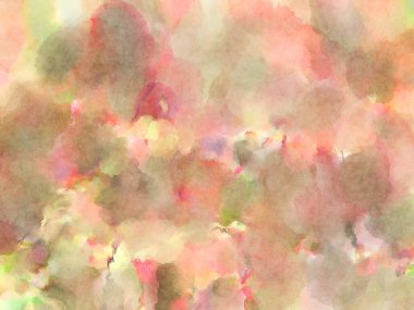 Modern fırça darbeleri. Poster, duvar sanatı, afiş, kart, kitap kapağı veya ambalaj için rahatlatıcı kompozisyonun yumuşak renkli çizimi. Pastel renklerle suluboya.