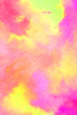 Modern fırça darbeleri. Poster, duvar sanatı, afiş, kart, kitap kapağı veya ambalaj için rahatlatıcı kompozisyonun yumuşak renkli çizimi. Pastel renklerle suluboya.