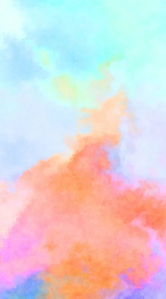 Modern Brush Strokes Painting Soft Color Painted Illustration Soothing Composition — Stock Photo, Image