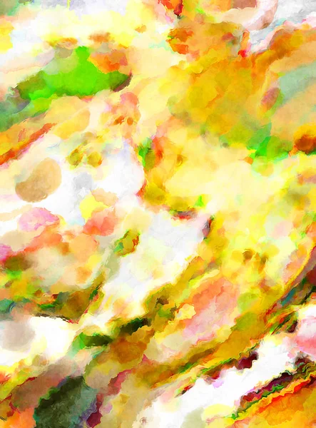 Modern Brush Strokes Painting Soft Color Painted Illustration Soothing Composition — Stock Photo, Image