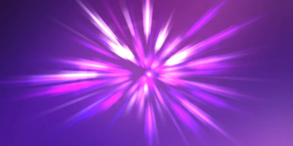 Glossy Vibrant Colorful Wallpaper Light Explosion Star Glowing Particles Lines — Stock Photo, Image