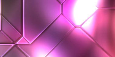Üç boyutlu metalik panel dokusu. Renkli, parlak, soyut duvar kağıdı. Geometrik teknolojik parlak yansıtıcı arkaplan.