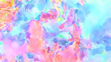 Modern fırça darbeleri. Poster, duvar sanatı, afiş, kart, kitap kapağı veya ambalaj için rahatlatıcı kompozisyonun yumuşak renkli çizimi. Pastel renklerle suluboya.