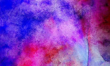 Boya üzerine ekşi mürekkep çizimi. Vahşi soyut illüstrasyon arka planı. Yaratıcı renkli duvar kağıdı. Aşırı kasvetli duvar kapağı. Kaotik resim.