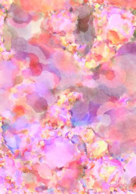 Modern fırça darbeleri. Poster, duvar sanatı, afiş, kart, kitap kapağı veya ambalaj için rahatlatıcı kompozisyonun yumuşak renkli çizimi. Pastel renklerle suluboya.