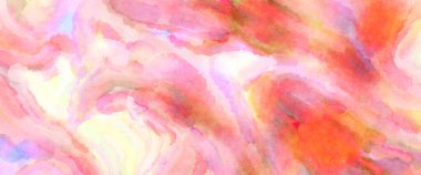 Modern fırça darbeleri. Poster, duvar sanatı, afiş, kart, kitap kapağı veya ambalaj için rahatlatıcı kompozisyonun yumuşak renkli çizimi. Pastel renklerle suluboya.