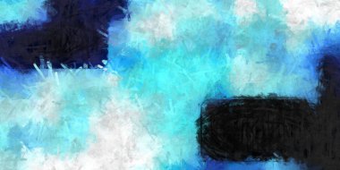 Doğrusal ve geometrik şekilli modern sanat. Renkli çağdaş sanat eserleri. Painton tuvalinin renk vuruşları. Soyut arkaplanda fırça darbeleri. Fırça boyası. Duvar sanatı.