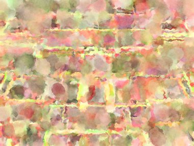 Modern fırça darbeleri. Poster, duvar sanatı, afiş, kart, kitap kapağı veya ambalaj için rahatlatıcı kompozisyonun yumuşak renkli çizimi. Pastel renklerle suluboya.