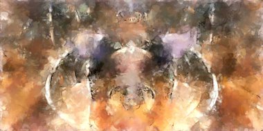 Tuval üzerinde etkileyici fırçalanmış resim. Soyut doku. 2D çizim. Geniş fırça darbeleri. Modern dijital sanat. Çağdaş fırça. Modern ifade. Popüler biçim boyanmış resim.