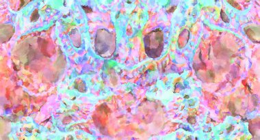 Modern fırça darbeleri. Poster, duvar sanatı, afiş, kart, kitap kapağı veya ambalaj için rahatlatıcı kompozisyonun yumuşak renkli çizimi. Pastel renklerle suluboya.