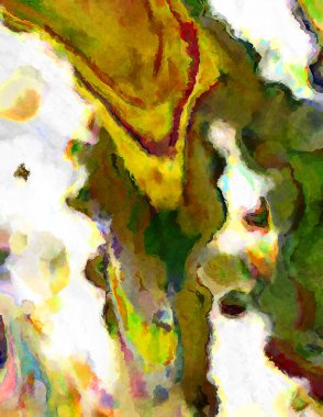 Modern fırça darbeleri. Poster, duvar sanatı, afiş, kart, kitap kapağı veya ambalaj için rahatlatıcı kompozisyonun yumuşak renkli çizimi. Pastel renklerle suluboya.