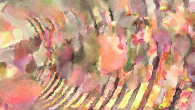 Modern fırça darbeleri. Poster, duvar sanatı, afiş, kart, kitap kapağı veya ambalaj için rahatlatıcı kompozisyonun yumuşak renkli çizimi. Pastel renklerle suluboya.