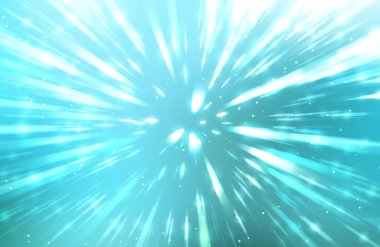 Parlak, canlı ve renkli duvar kağıtları. Parlayan parçacıkları ve çizgileri olan ışık patlaması yıldızı. Güzel soyut ışın arkaplanı.