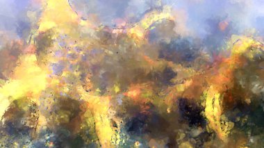 Tuval üzerinde etkileyici fırçalanmış resim. Soyut doku. 2D çizim. Geniş fırça darbeleri. Modern dijital sanat. Çağdaş fırça. Modern ifade. Popüler biçim boyanmış resim.