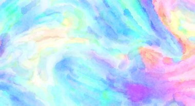 Modern fırça darbeleri. Poster, duvar sanatı, afiş, kart, kitap kapağı veya ambalaj için rahatlatıcı kompozisyonun yumuşak renkli çizimi. Pastel renklerle suluboya.