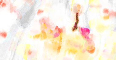 Modern fırça darbeleri. Poster, duvar sanatı, afiş, kart, kitap kapağı veya ambalaj için rahatlatıcı kompozisyonun yumuşak renkli çizimi. Pastel renklerle suluboya.