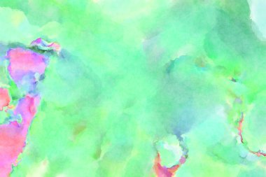 Modern fırça darbeleri. Poster, duvar sanatı, afiş, kart, kitap kapağı veya ambalaj için rahatlatıcı kompozisyonun yumuşak renkli çizimi. Pastel renklerle suluboya.