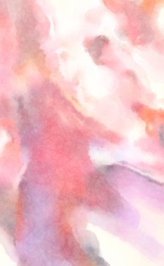 Modern fırça darbeleri. Poster, duvar sanatı, afiş, kart, kitap kapağı veya ambalaj için rahatlatıcı kompozisyonun yumuşak renkli çizimi. Pastel renklerle suluboya.