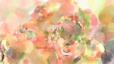 Modern fırça darbeleri. Poster, duvar sanatı, afiş, kart, kitap kapağı veya ambalaj için rahatlatıcı kompozisyonun yumuşak renkli çizimi. Pastel renklerle suluboya.