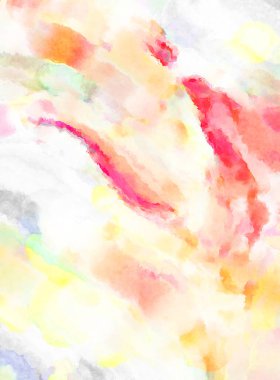 Modern fırça darbeleri. Poster, duvar sanatı, afiş, kart, kitap kapağı veya ambalaj için rahatlatıcı kompozisyonun yumuşak renkli çizimi. Pastel renklerle suluboya.