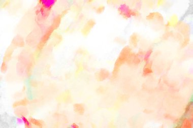 Modern fırça darbeleri. Poster, duvar sanatı, afiş, kart, kitap kapağı veya ambalaj için rahatlatıcı kompozisyonun yumuşak renkli çizimi. Pastel renklerle suluboya.