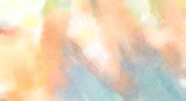 Modern fırça darbeleri. Poster, duvar sanatı, afiş, kart, kitap kapağı veya ambalaj için rahatlatıcı kompozisyonun yumuşak renkli çizimi. Pastel renklerle suluboya.