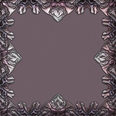 Çerçeve kağıdı. Kart, davetiye ya da albüm olarak harika bir kullanım. Fantezi 3D çizim arka planı. Zarif duvar kâğıdı. Metnin için şablon.