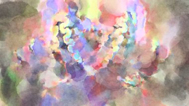 Modern fırça darbeleri. Poster, duvar sanatı, afiş, kart, kitap kapağı veya ambalaj için rahatlatıcı kompozisyonun yumuşak renkli çizimi. Pastel renklerle suluboya.