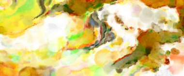 Modern fırça darbeleri. Poster, duvar sanatı, afiş, kart, kitap kapağı veya ambalaj için rahatlatıcı kompozisyonun yumuşak renkli çizimi. Pastel renklerle suluboya.