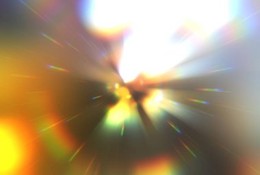 Parlak, canlı ve renkli duvar kağıtları. Parlayan parçacıkları ve çizgileri olan ışık patlaması yıldızı. Güzel soyut ışın arkaplanı.