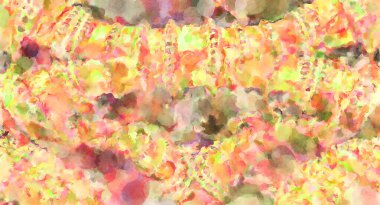 Modern fırça darbeleri. Poster, duvar sanatı, afiş, kart, kitap kapağı veya ambalaj için rahatlatıcı kompozisyonun yumuşak renkli çizimi. Pastel renklerle suluboya.