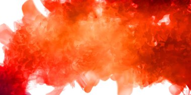 Vahşi ve büyük fırça darbeleri. Beyaz arka planda fırçalanmış soyut resim. Fırça darbesi ile boyanmış. Boya darbeleri. 2B Görüntü.