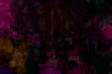 Kaos duvarı sanatı. Sanatsal canlılık ve renkli duvar kâğıdı. Kaotik resim. Taranmış Boyalı Soyut Arkaplan. Fırça darbesi ile boyanmış. Tuval üzerinde etkileyici fırçalanmış resim