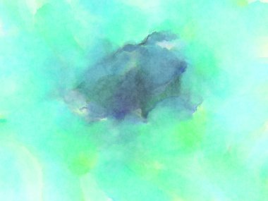 Modern fırça darbeleri. Poster, duvar sanatı, afiş, kart, kitap kapağı veya ambalaj için rahatlatıcı kompozisyonun yumuşak renkli çizimi. Pastel renklerle suluboya.