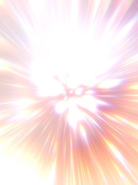 Parlak, canlı ve renkli duvar kağıtları. Parlayan parçacıkları ve çizgileri olan ışık patlaması yıldızı. Güzel soyut ışın arkaplanı.