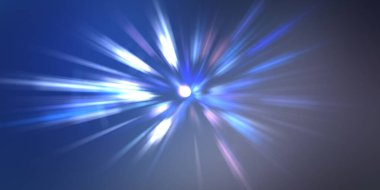 Parlak, canlı ve renkli duvar kağıtları. Parlayan parçacıkları ve çizgileri olan ışık patlaması yıldızı. Güzel soyut ışın arkaplanı.