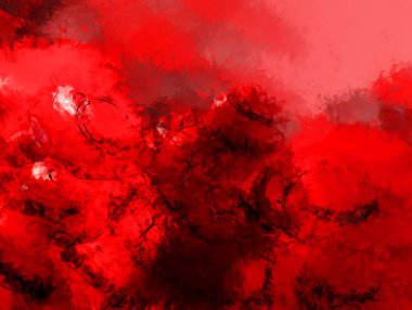 Tuval üzerinde etkileyici fırçalanmış resim. Soyut doku. 2D çizim. Geniş fırça darbeleri. Modern dijital sanat. Çağdaş fırça. Modern ifade. Popüler biçim boyanmış resim.