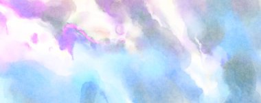 Modern fırça darbeleri. Poster, duvar sanatı, afiş, kart, kitap kapağı veya ambalaj için rahatlatıcı kompozisyonun yumuşak renkli çizimi. Pastel renklerle suluboya.