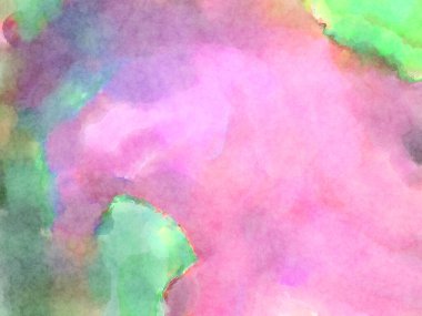 Modern fırça darbeleri. Poster, duvar sanatı, afiş, kart, kitap kapağı veya ambalaj için rahatlatıcı kompozisyonun yumuşak renkli çizimi. Pastel renklerle suluboya.