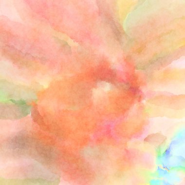 Modern fırça darbeleri. Poster, duvar sanatı, afiş, kart, kitap kapağı veya ambalaj için rahatlatıcı kompozisyonun yumuşak renkli çizimi. Pastel renklerle suluboya.