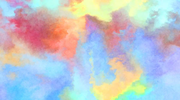 Modern Brush Strokes Painting Soft Color Painted Illustration Soothing Composition — Stock Photo, Image