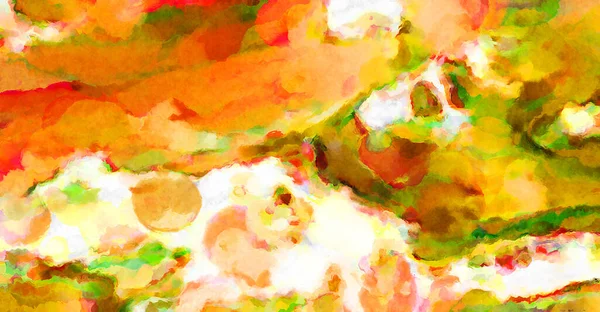 Modern Brush Strokes Painting Soft Color Painted Illustration Soothing Composition — Stock Photo, Image