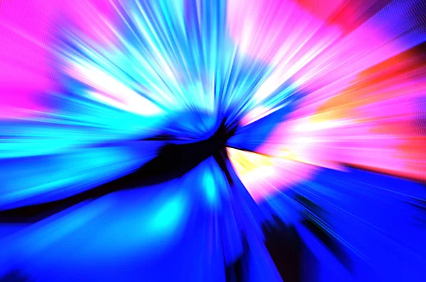 Fast High Speed Blur Zoom Background Light Technology Abstract Wallpaper — Stock Photo, Image