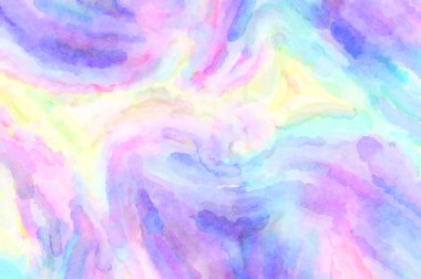 Modern fırça darbeleri. Poster, duvar sanatı, afiş, kart, kitap kapağı veya ambalaj için rahatlatıcı kompozisyonun yumuşak renkli çizimi. Pastel renklerle suluboya.